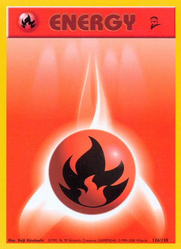 Fire Energy (126/130) [Base Set 2] | Clutch Gaming