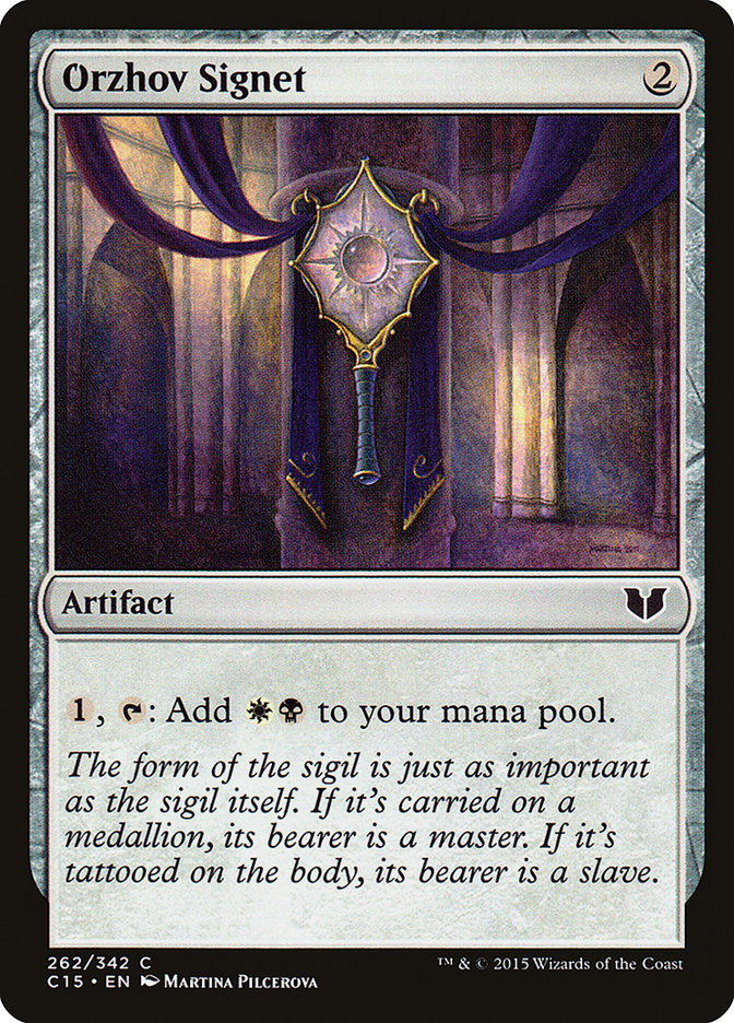 Orzhov Signet [Commander 2015] | Clutch Gaming