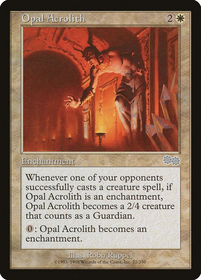 Opal Acrolith [Urza's Saga] | Clutch Gaming