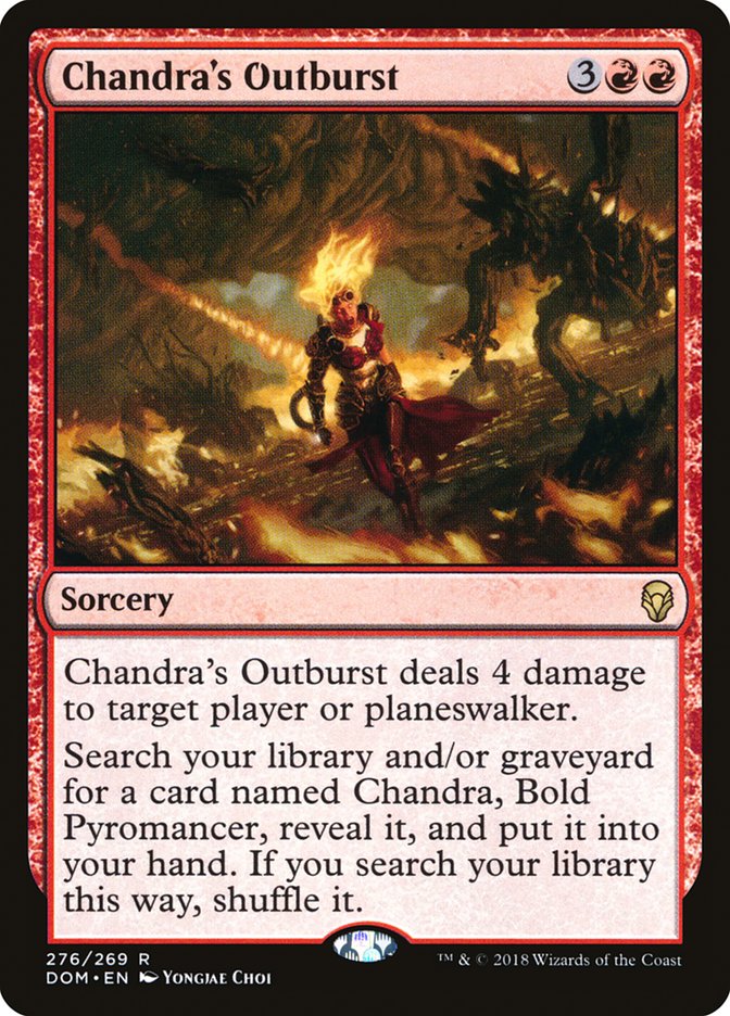 Chandra's Outburst [Dominaria] | Clutch Gaming