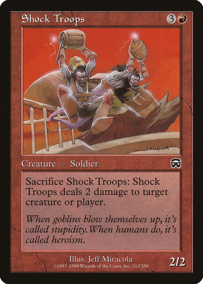 Shock Troops [Mercadian Masques] | Clutch Gaming