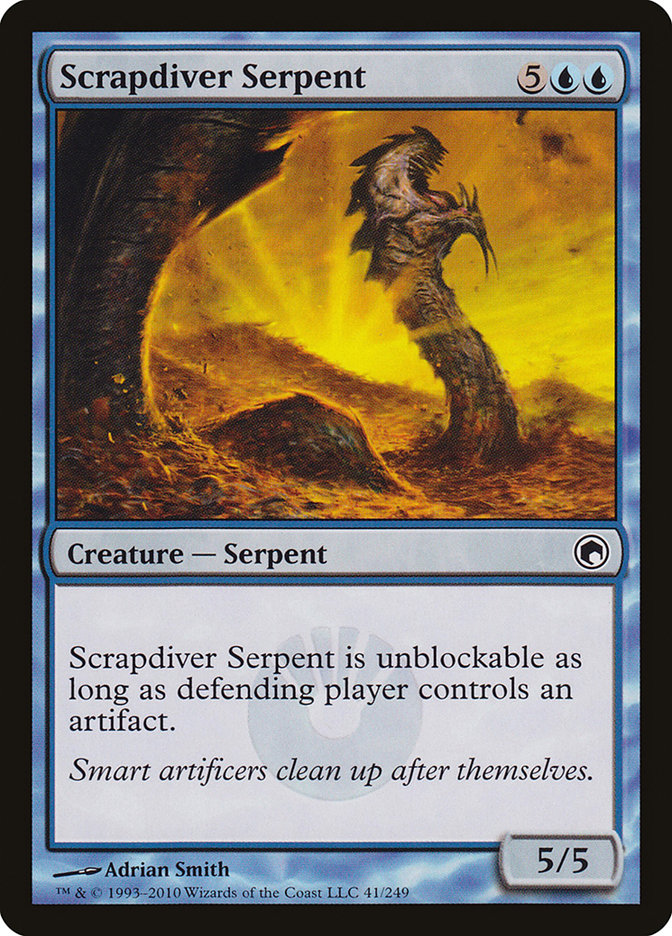 Scrapdiver Serpent [Scars of Mirrodin] | Clutch Gaming