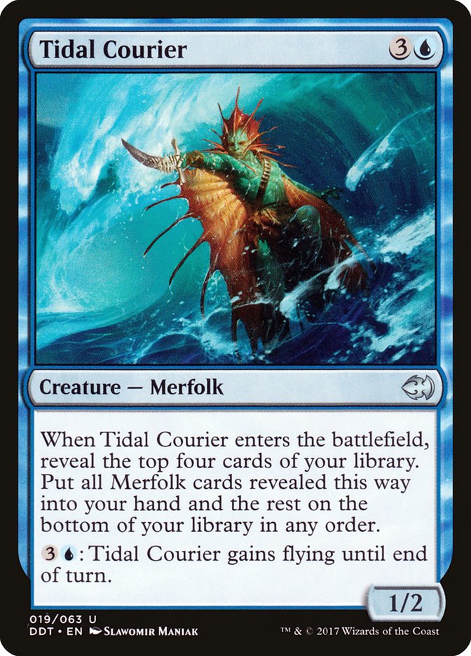 Tidal Courier [Duel Decks: Merfolk vs. Goblins] | Clutch Gaming