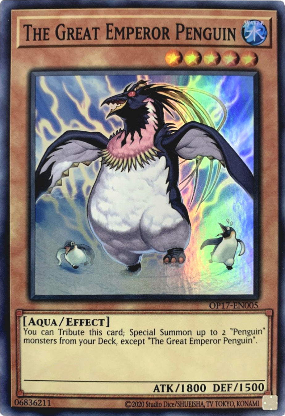 The Great Emperor Penguin [OP17-EN005] Super Rare | Clutch Gaming