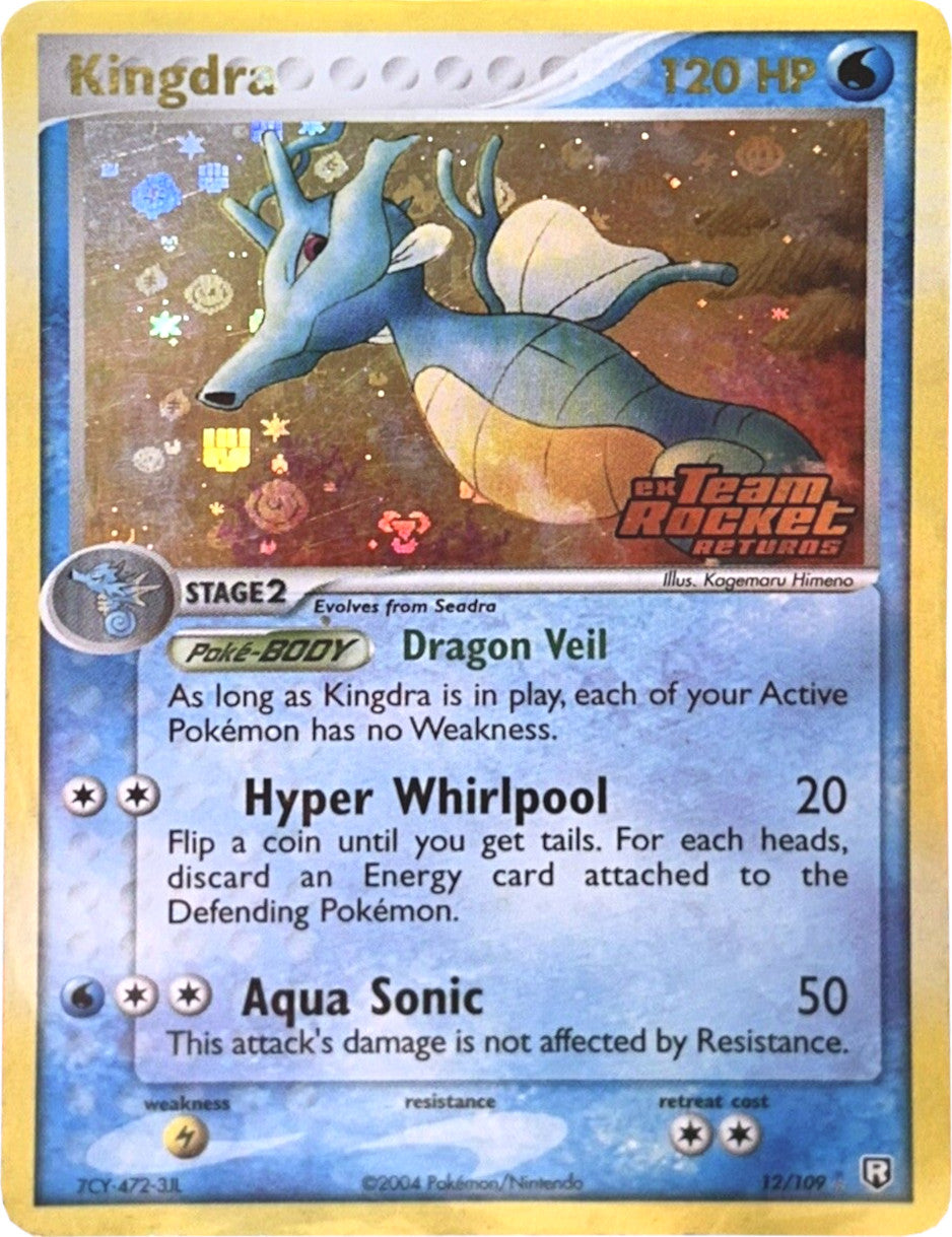 Kingdra (12/109) (Stamped) [EX: Team Rocket Returns] | Clutch Gaming