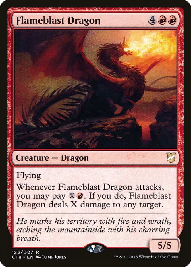 Flameblast Dragon [Commander 2018] | Clutch Gaming