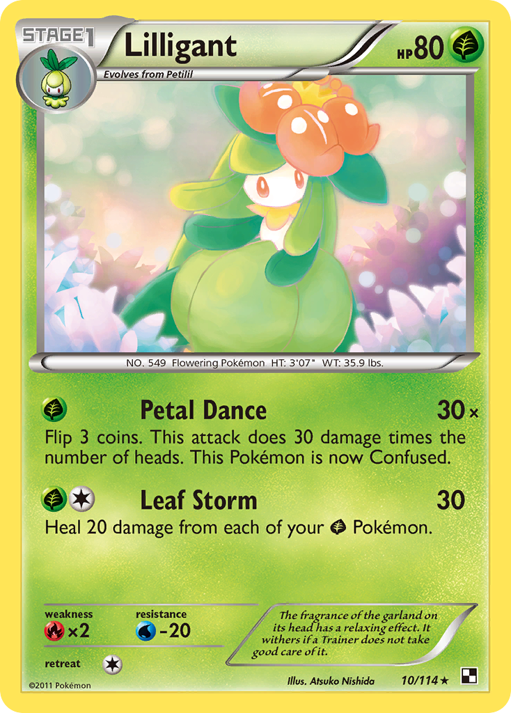 Lilligant (10/114) [Black & White: Base Set] | Clutch Gaming