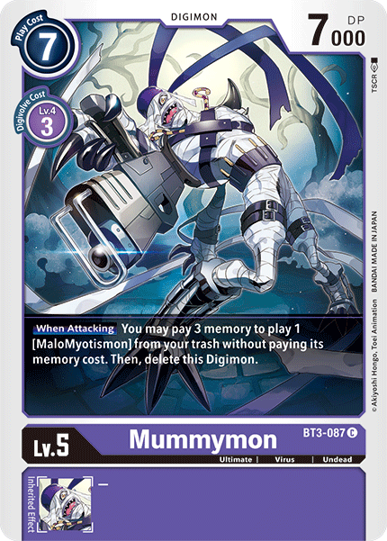 Mummymon [BT3-087] [Release Special Booster Ver.1.5] | Clutch Gaming