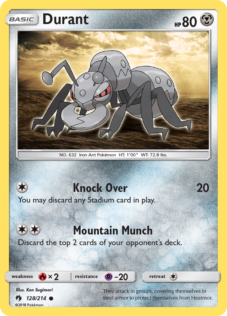 Durant (128/214) [Sun & Moon: Lost Thunder] | Clutch Gaming