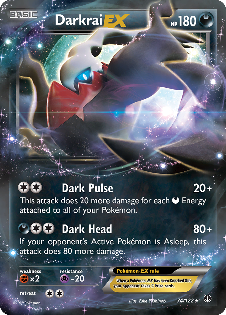 Darkrai EX (74/122) [XY: BREAKpoint] | Clutch Gaming