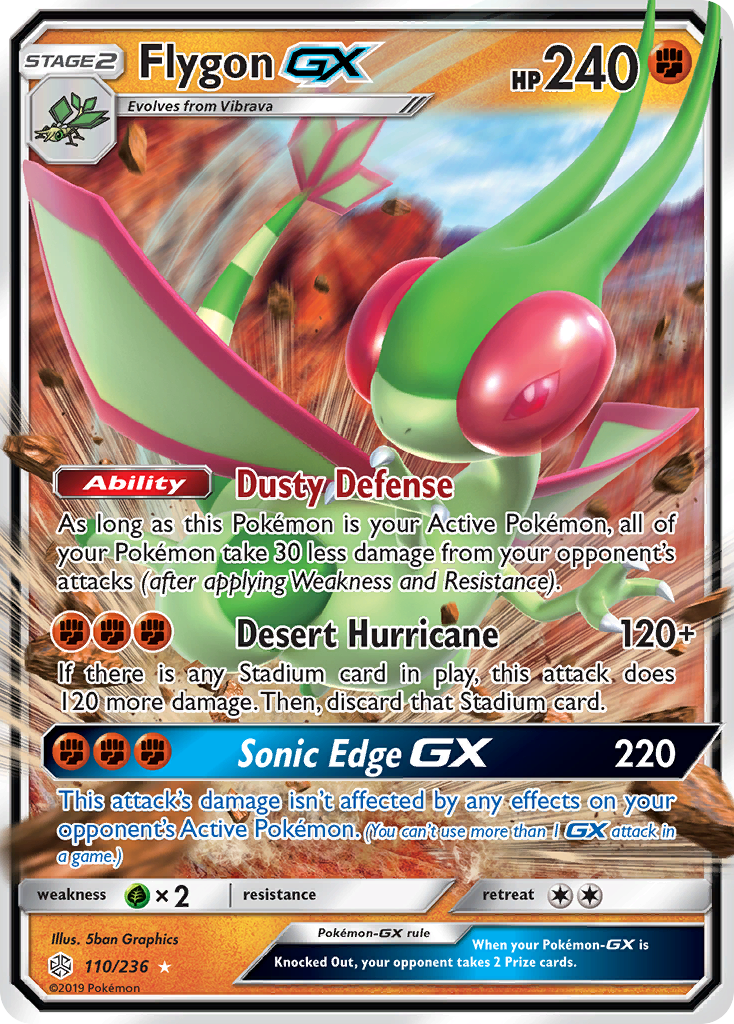 Flygon GX (110/236) [Sun & Moon: Cosmic Eclipse] | Clutch Gaming