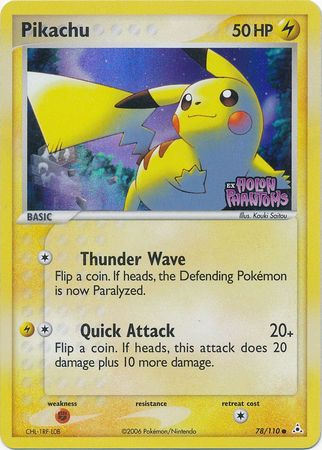 Pikachu (78/110) (Stamped) [EX: Holon Phantoms] | Clutch Gaming