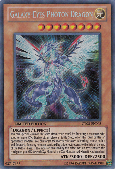 Galaxy-Eyes Photon Dragon [CT08-EN003] Secret Rare | Clutch Gaming