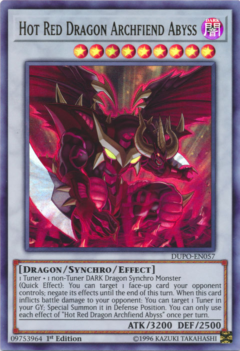 Hot Red Dragon Archfiend Abyss [DUPO-EN057] Ultra Rare | Clutch Gaming