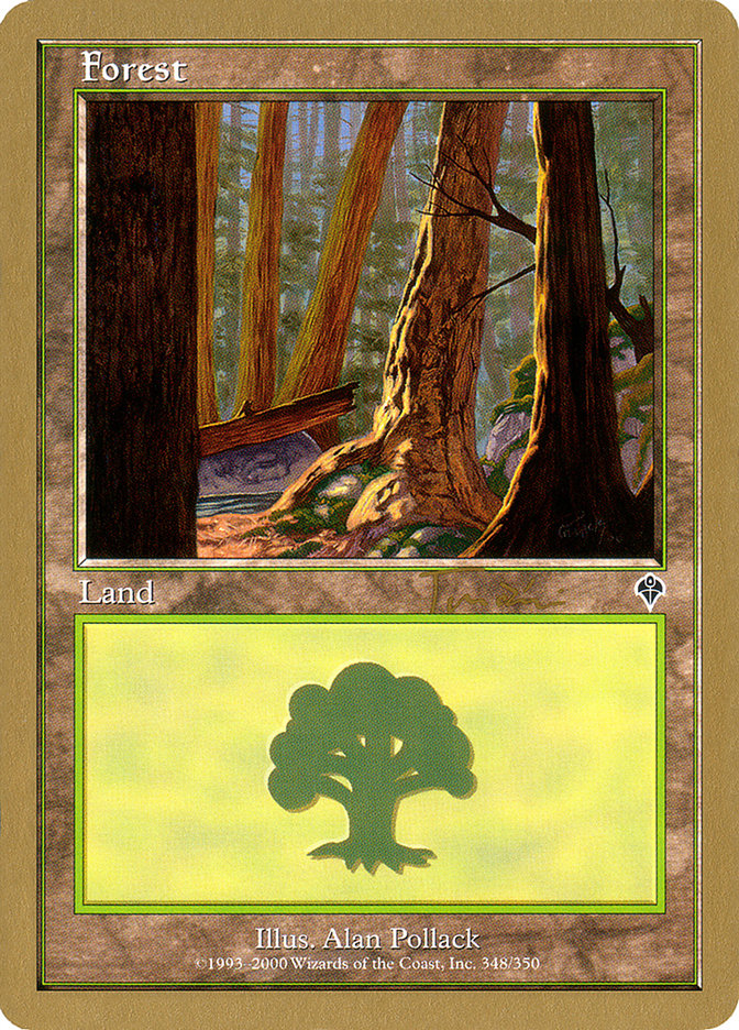 Forest (jt348a) (Jan Tomcani) [World Championship Decks 2001] | Clutch Gaming