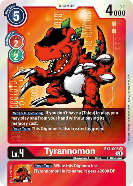 Tyrannomon [EX1-005] [Classic Collection] | Clutch Gaming