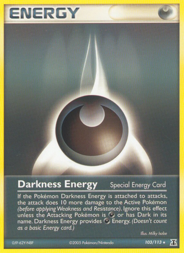 Darkness Energy (103/113) [EX: Delta Species] | Clutch Gaming