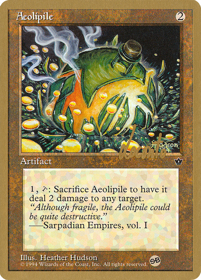 Aeolipile (Michael Loconto) (SB) [Pro Tour Collector Set] | Clutch Gaming