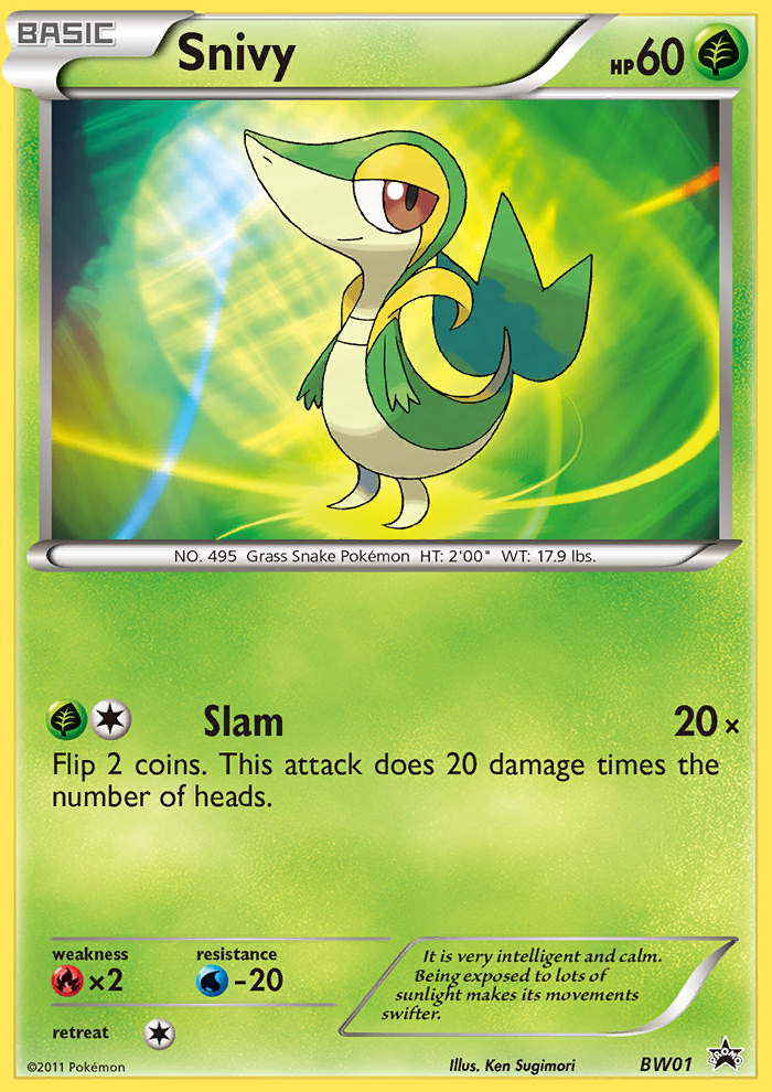 Snivy (BW01) [Black & White: Black Star Promos] | Clutch Gaming