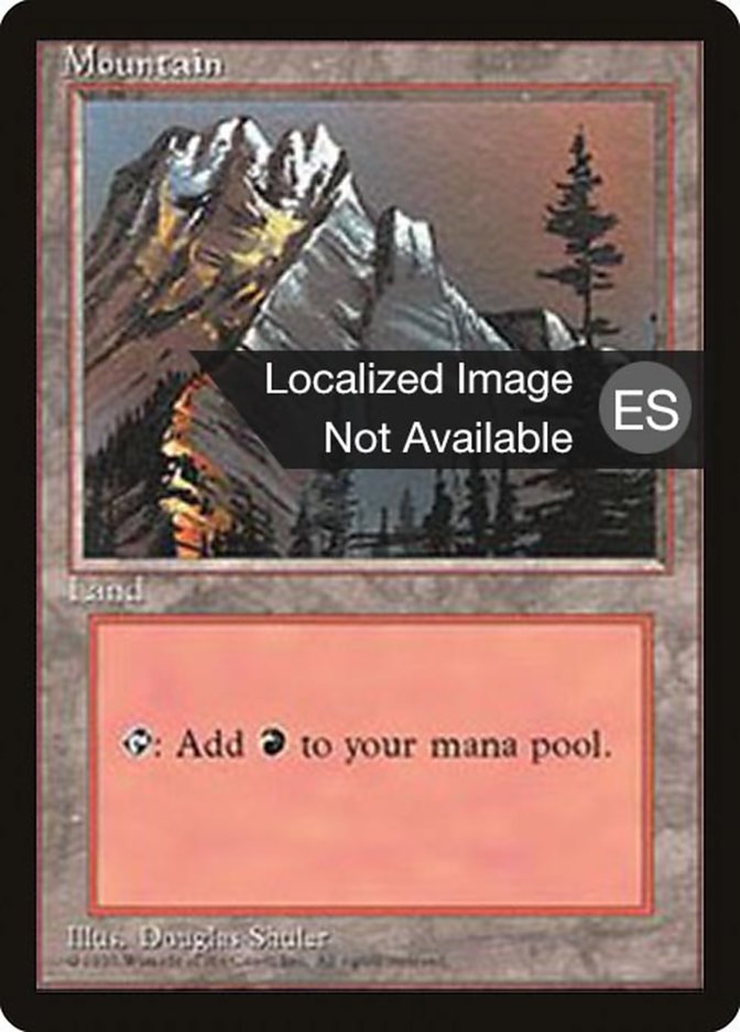 Mountain (A) [Fourth Edition (Foreign Black Border)] | Clutch Gaming