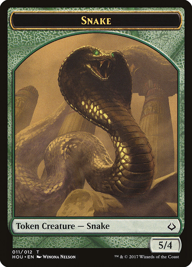 Snake Token [Hour of Devastation Tokens] | Clutch Gaming