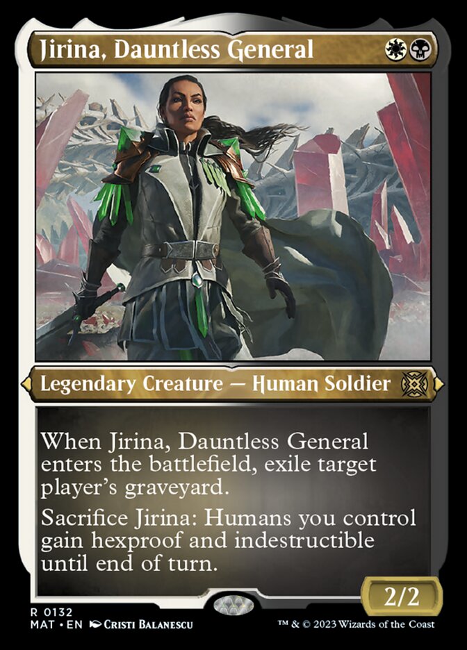 Jirina, Dauntless General (Foil Etched) [March of the Machine: The Aftermath] | Clutch Gaming