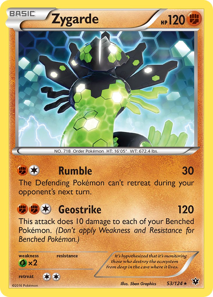 Zygarde (53/124) (Theme Deck Exclusive) [XY: Fates Collide] | Clutch Gaming