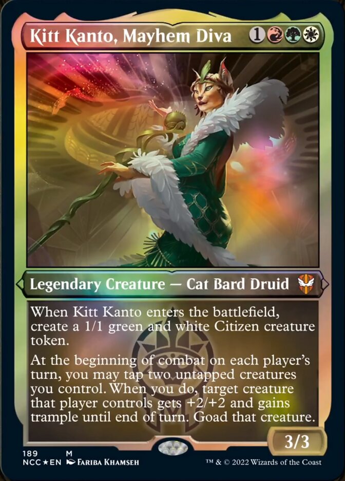 Kitt Kanto, Mayhem Diva (Display Commander) [Streets of New Capenna Commander] | Clutch Gaming