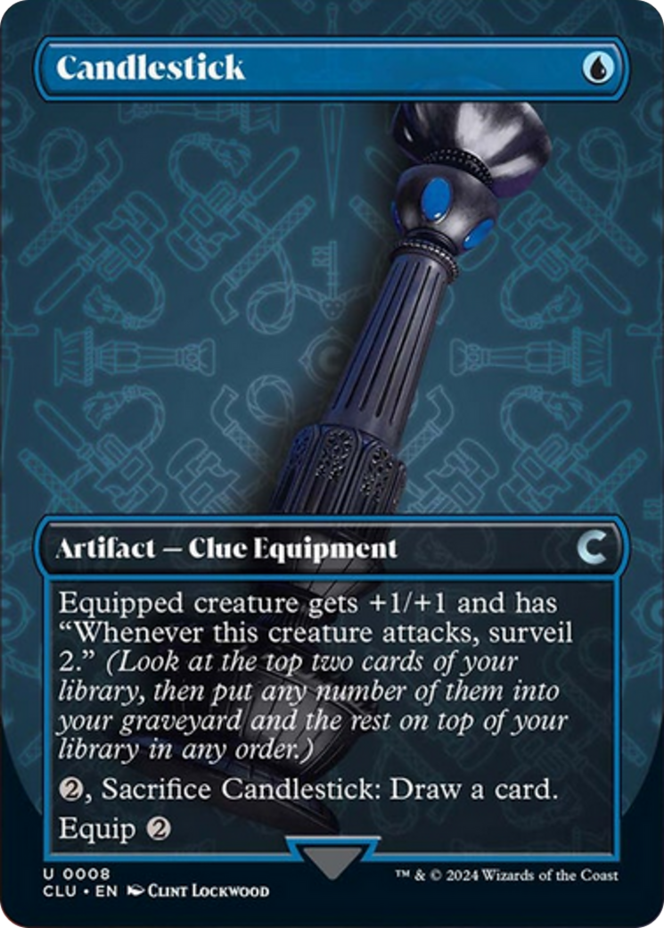 Candlestick (Borderless) [Ravnica: Clue Edition] | Clutch Gaming