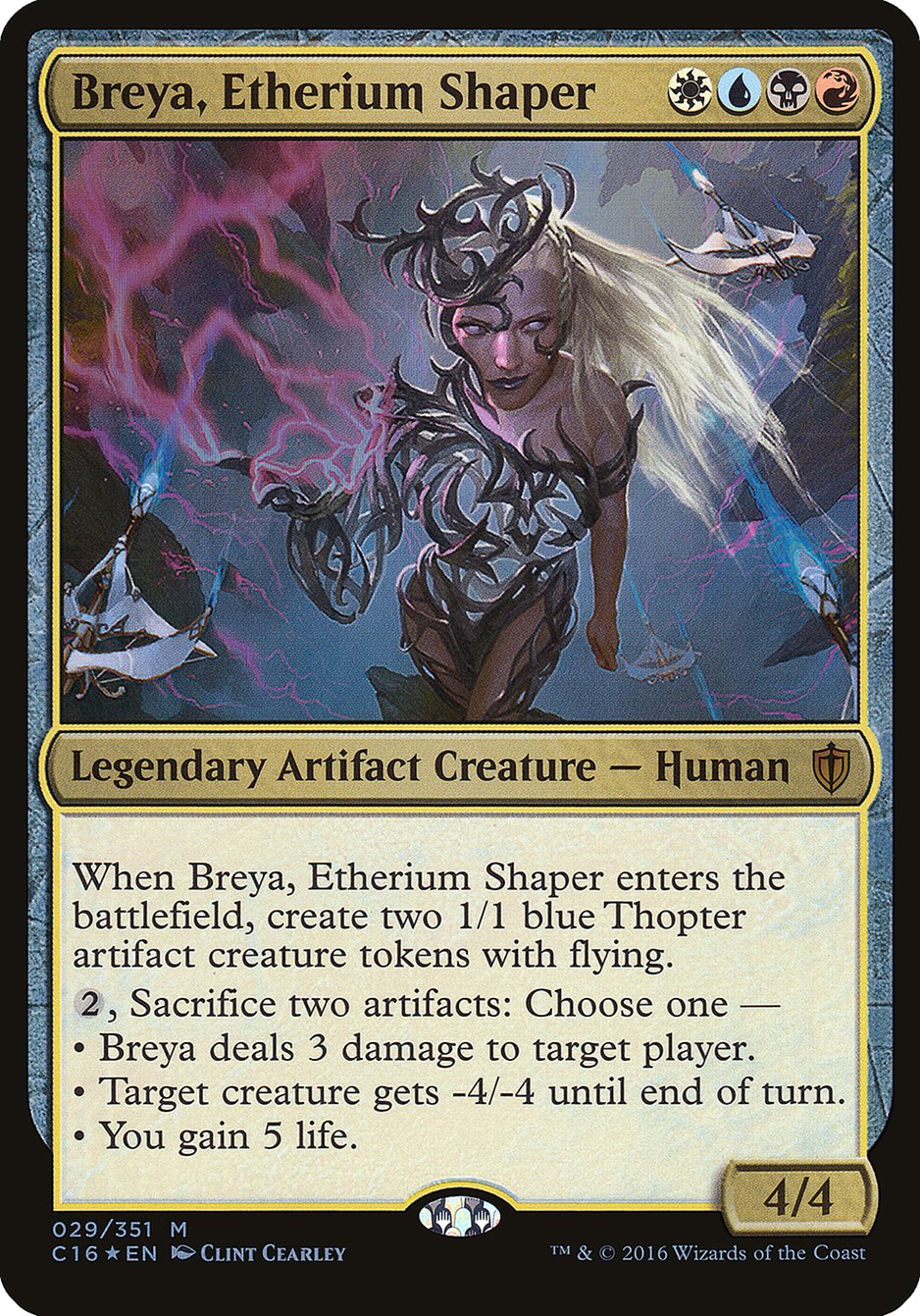 Breya, Etherium Shaper (Oversized) [Commander 2016 Oversized] | Clutch Gaming