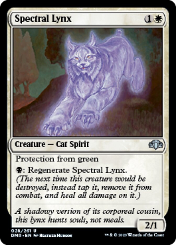 Spectral Lynx [Dominaria Remastered] | Clutch Gaming