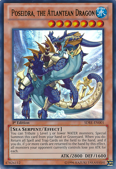 Poseidra, the Atlantean Dragon [SDRE-EN001] Ultra Rare | Clutch Gaming