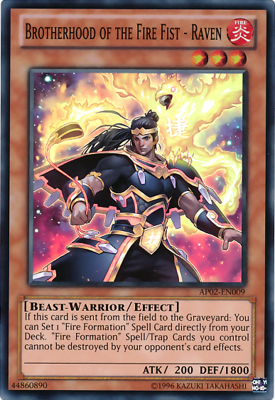 Brotherhood of the Fire Fist - Raven [AP02-EN009] Super Rare | Clutch Gaming