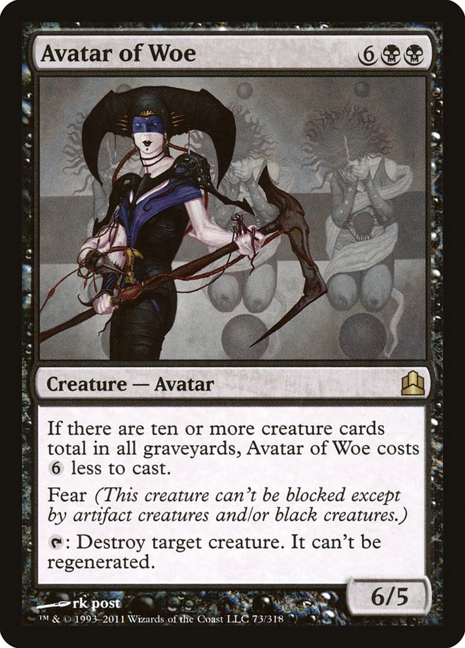 Avatar of Woe [Commander 2011] | Clutch Gaming