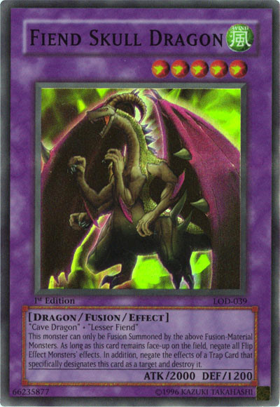 Fiend Skull Dragon [LOD-039] Super Rare | Clutch Gaming