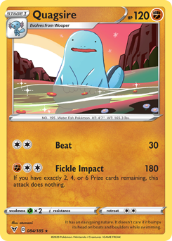 Quagsire (084/185) [Sword & Shield: Vivid Voltage] | Clutch Gaming