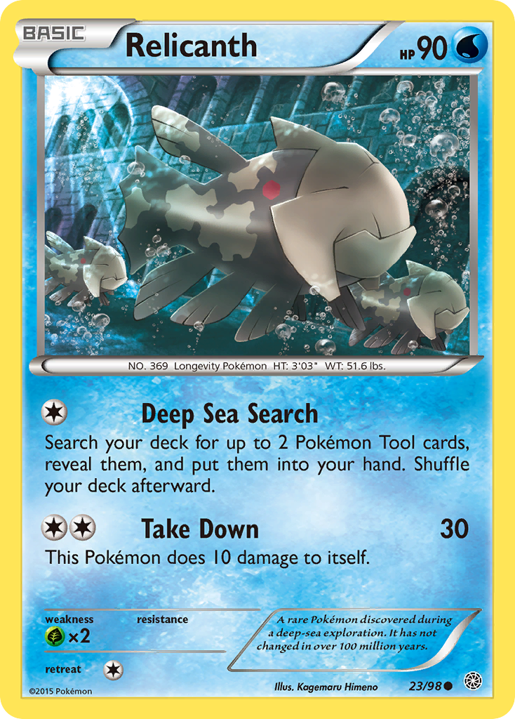 Relicanth (23/98) [XY: Ancient Origins] | Clutch Gaming