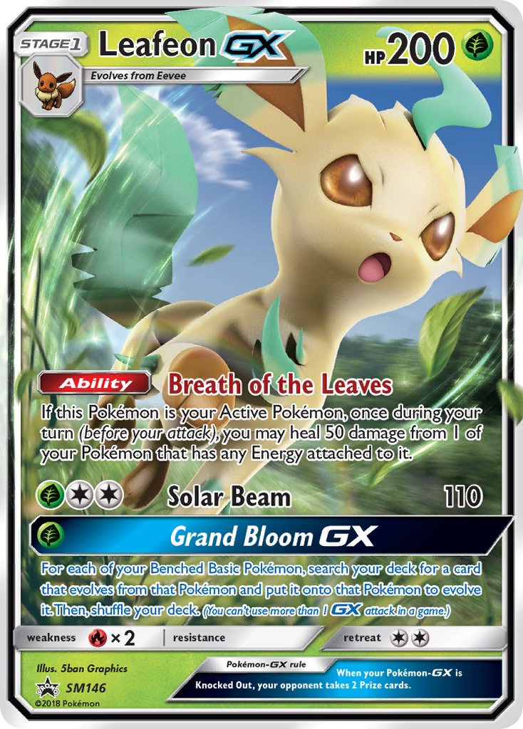 Leafeon GX (SM146) [Sun & Moon: Black Star Promos] | Clutch Gaming