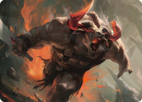Furious Bellow Art Card [Dominaria United Art Series] | Clutch Gaming