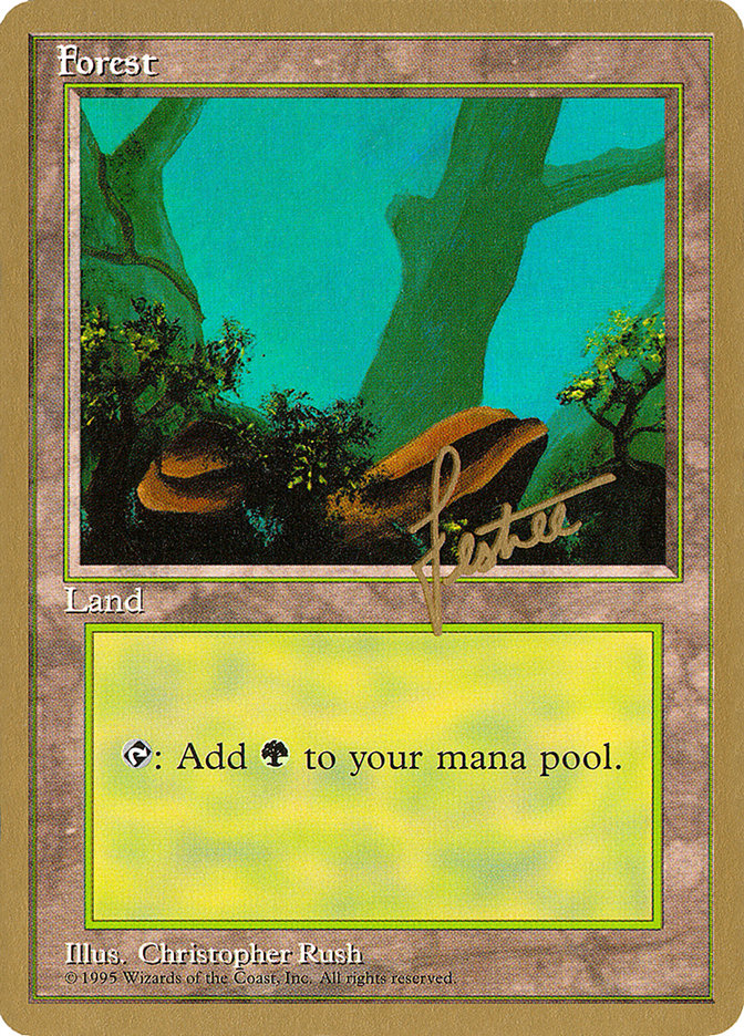 Forest (bl378) (Bertrand Lestree) [Pro Tour Collector Set] | Clutch Gaming