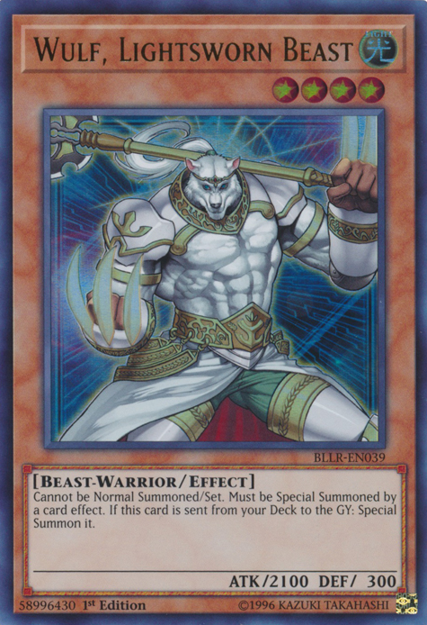 Wulf, Lightsworn Beast [BLLR-EN039] Ultra Rare | Clutch Gaming