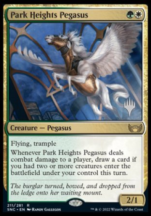 Park Heights Pegasus (Promo Pack) [Streets of New Capenna Promos] | Clutch Gaming