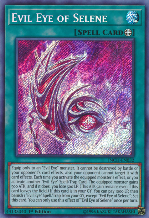 Evil Eye of Selene [INCH-EN032] Secret Rare | Clutch Gaming