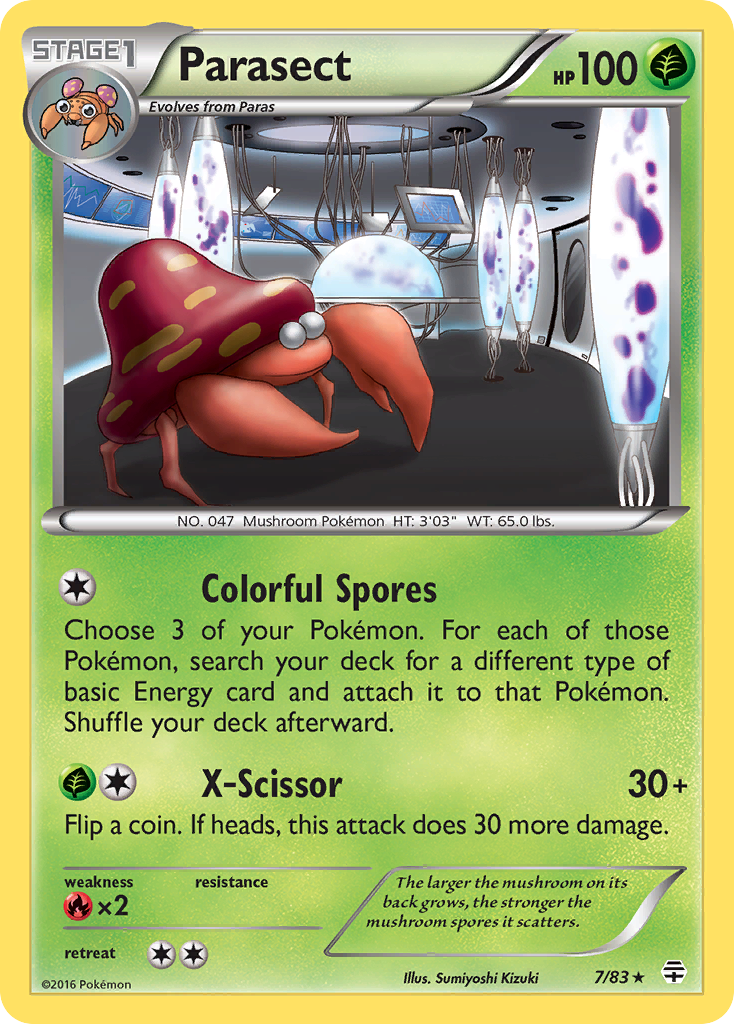 Parasect (7/83) [XY: Generations] | Clutch Gaming