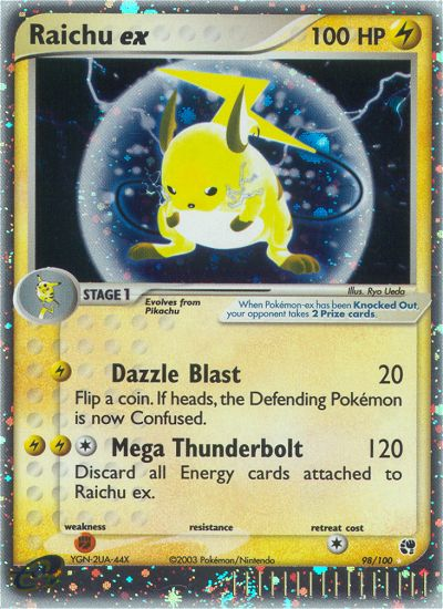 Raichu ex (98/100) [EX: Sandstorm] | Clutch Gaming