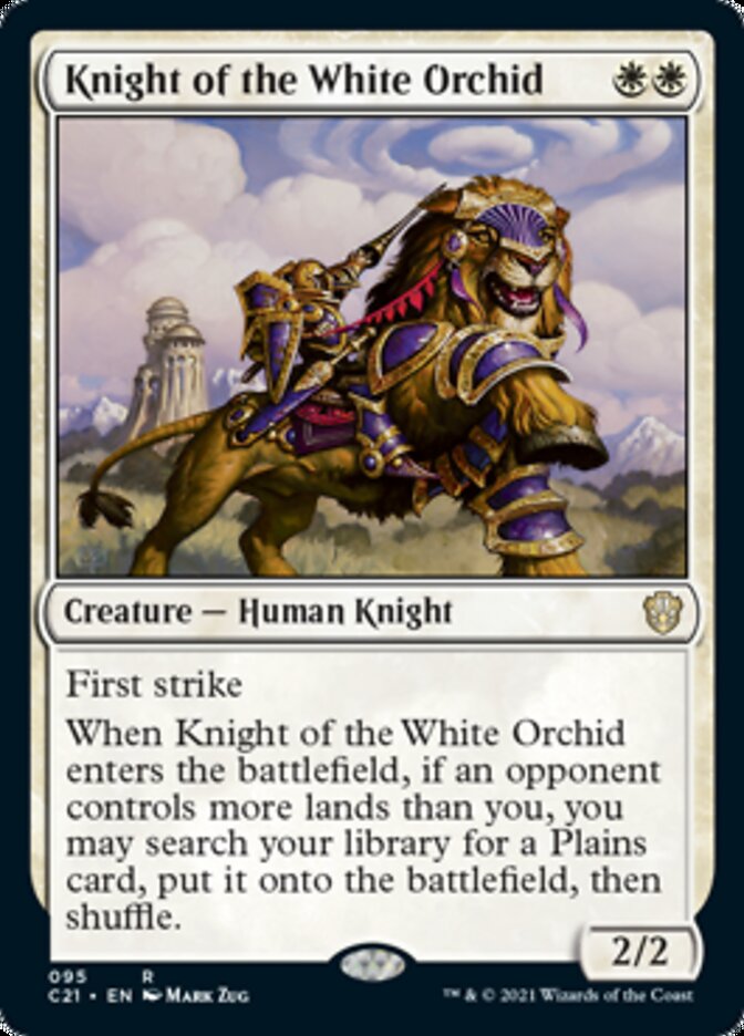 Knight of the White Orchid [Commander 2021] | Clutch Gaming