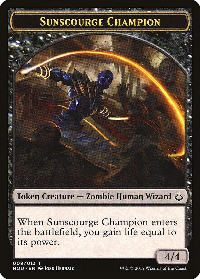 Sunscourge Champion Token [Hour of Devastation Tokens] | Clutch Gaming