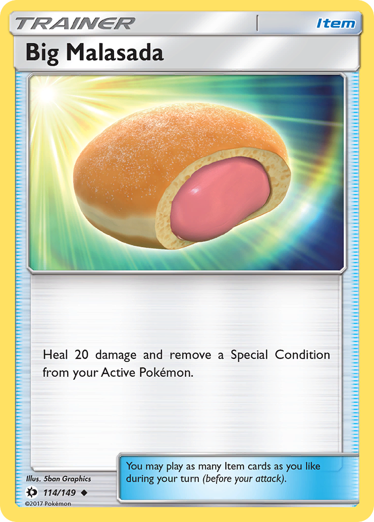 Big Malasada (114/149) [Sun & Moon: Base Set] | Clutch Gaming