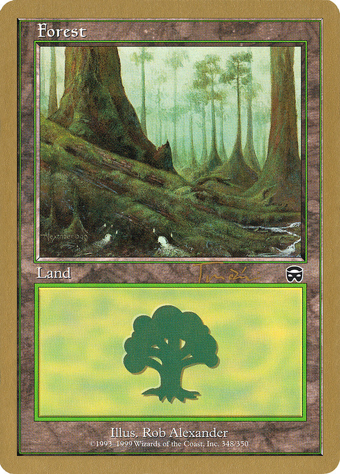 Forest (jt348) (Jan Tomcani) [World Championship Decks 2001] | Clutch Gaming