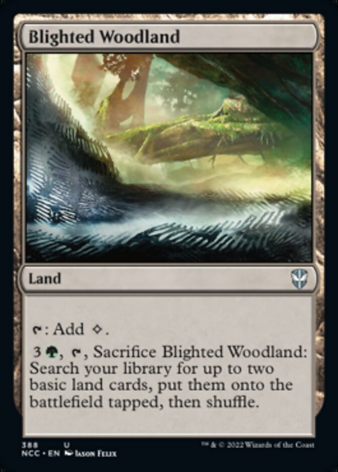 Blighted Woodland [Streets of New Capenna Commander] | Clutch Gaming